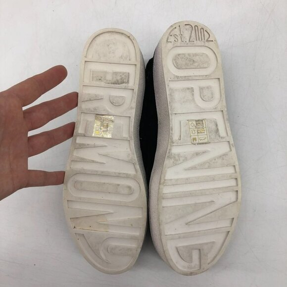 Opening Ceremony black velvet  Didi ruffle platform sneakers size 7 - Picture 6 of 16